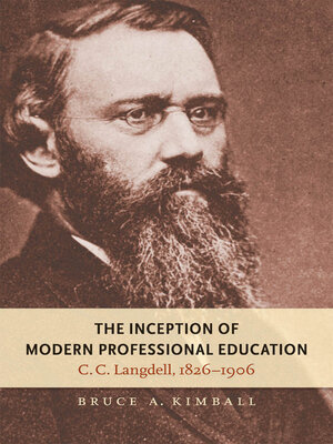 cover image of The Inception of Modern Professional Education